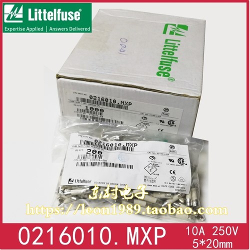 美国力特陶瓷保险丝管 5X20mm F10AH250VP 10A 250V 0216010.MXP