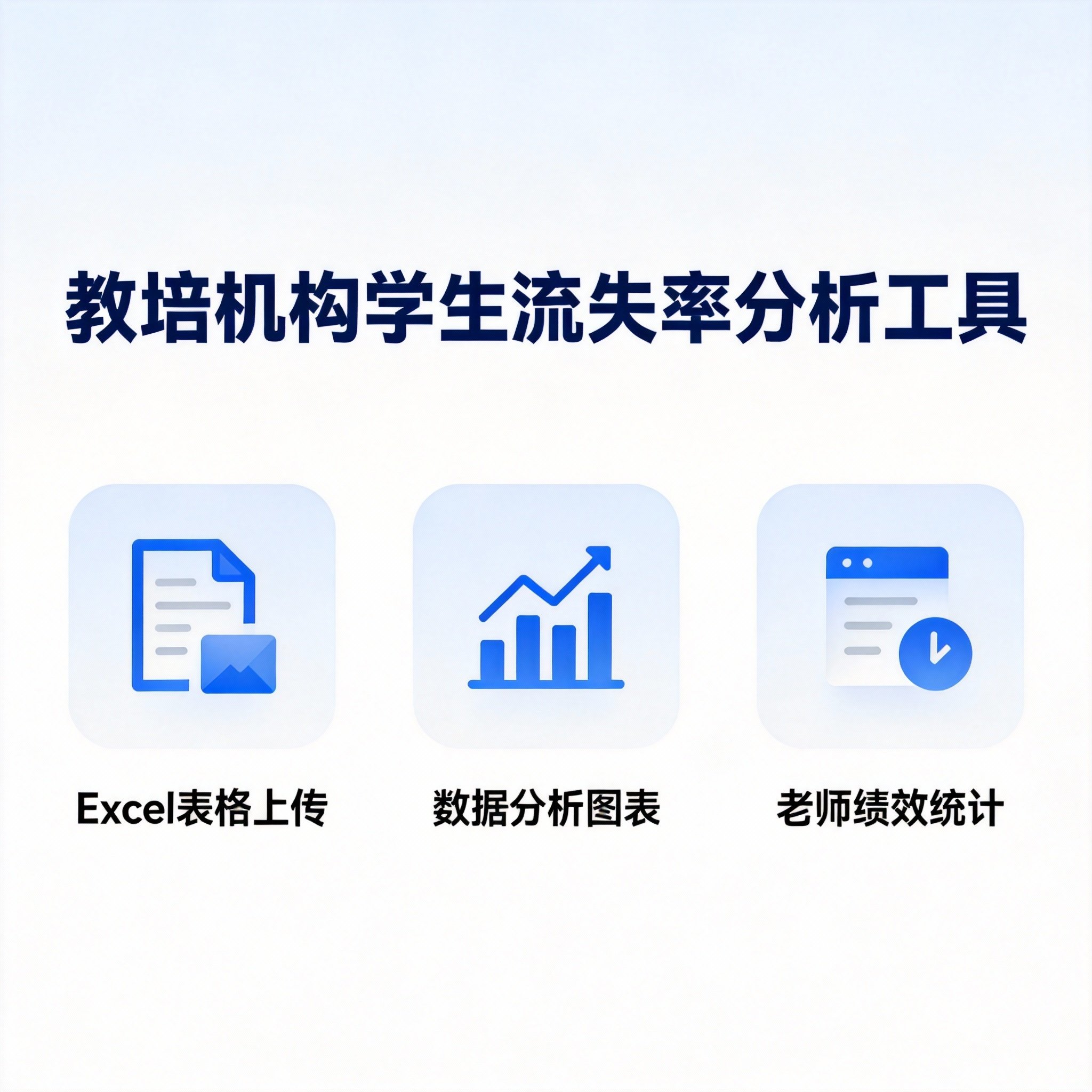 教育培训机构学生流失率分析工具 Excel数据导入教师绩效统计系统,办公设备/耗材/相关服务,办公设备配件及相关服务,淘宝优惠券,粉丝福利购,淘宝优惠卷