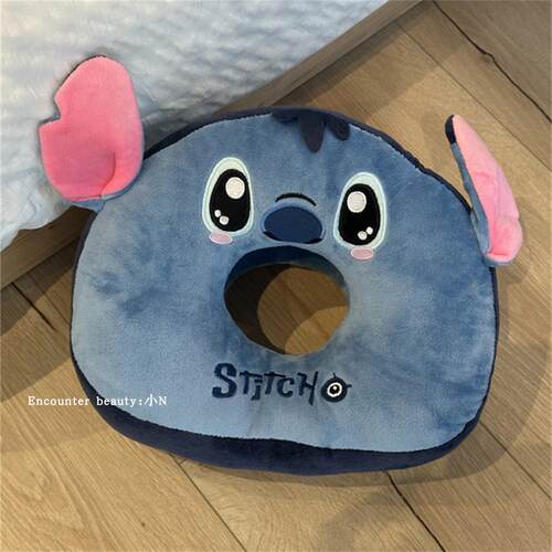 卡通史迪仔趴睡枕学生枕午休神器