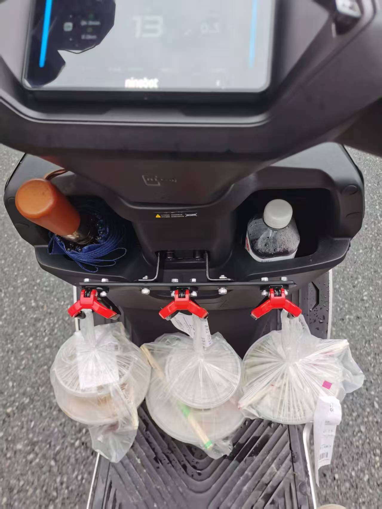 九号M5电动车专车专用挂钩 铝合金防脱型双螺丝原车孔位无损安装
