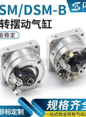叶片摆动旋转气缸DSM-6 8 10 12 16 25 32 40-90 180 240-P-A-FF
