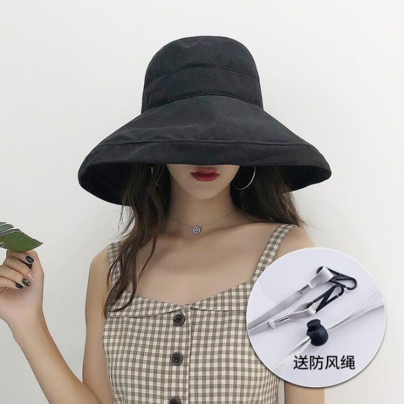 Big Head circumference chic Fisherman hat summer Korean Edition Large along Sunscreen hat solar system Versatile sunshade Hat ultraviolet-proofin the Accessories/Leather belt/Hat/Muffler , Hat  category - from Buy2taobao.com to provide professional Taobao agent buy service
