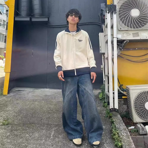 FC4-2日本原单新品宽松中性男女通穿长袖卫衣外套