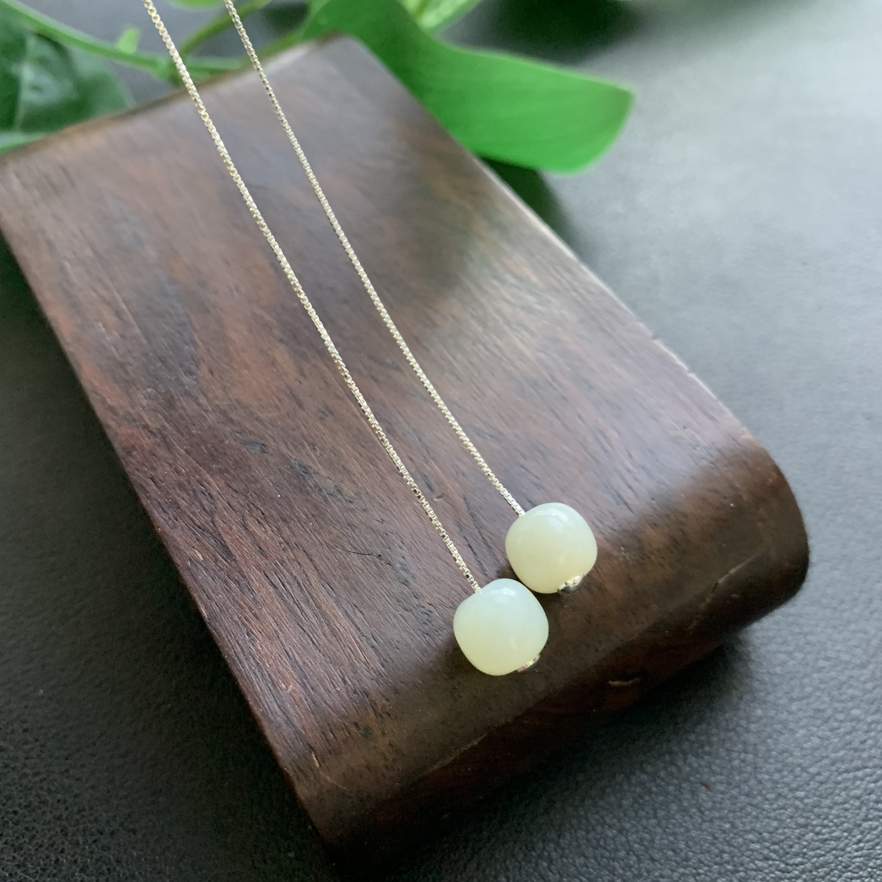 【马年礼物送人】和田玉老型珠耳线单珠约8mm,珠宝/钻石/翡翠,耳饰,淘宝优惠券,粉丝福利购,淘宝优惠卷