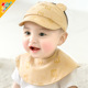 婴儿帽子夏季 薄款 0一3月新生胎帽遮脑门护头男女宝宝护卤门囟门帽