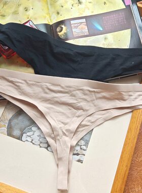 纯棉特大码女丁字裤 内裤 2色入胖MM入