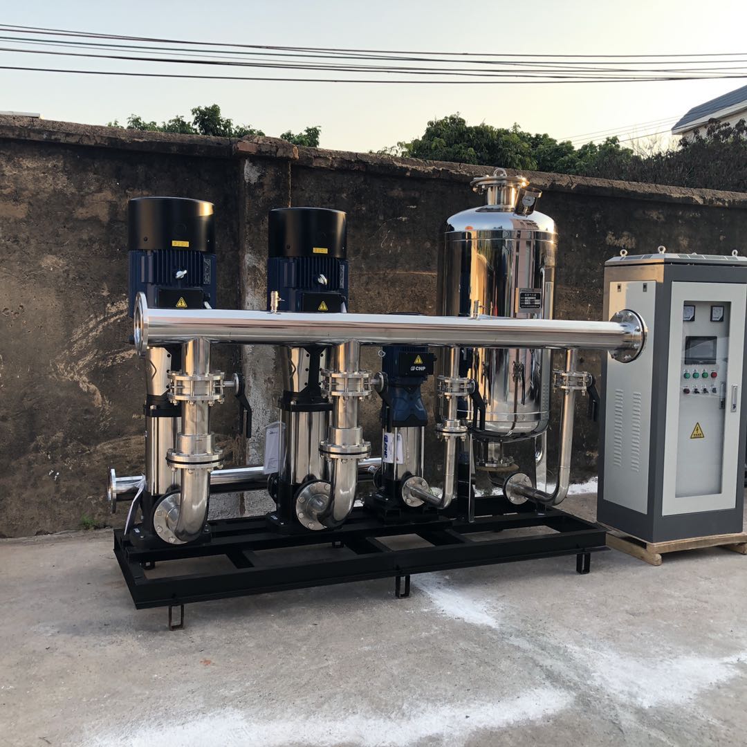 小区二次供水全自动增压泵成套供水设备工地临时用水不锈钢高压泵