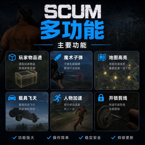 scum加速载具飞天完美开锁剪线