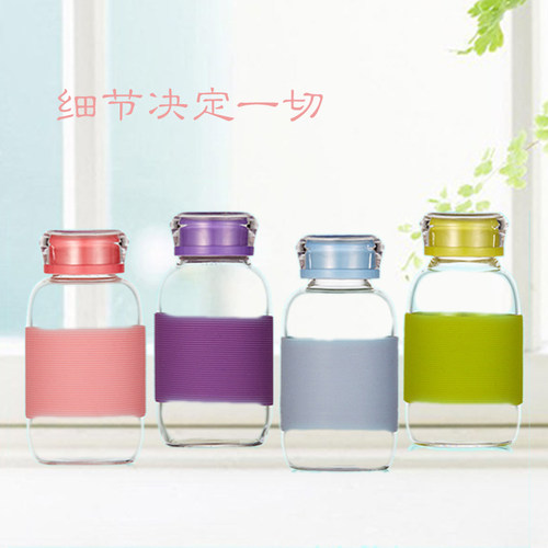 创鑫时尚高硼硅带盖泡茶玻璃杯