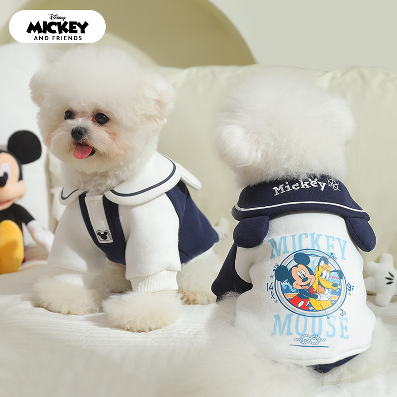 Disney/迪士尼米奇米妮加绒衣服