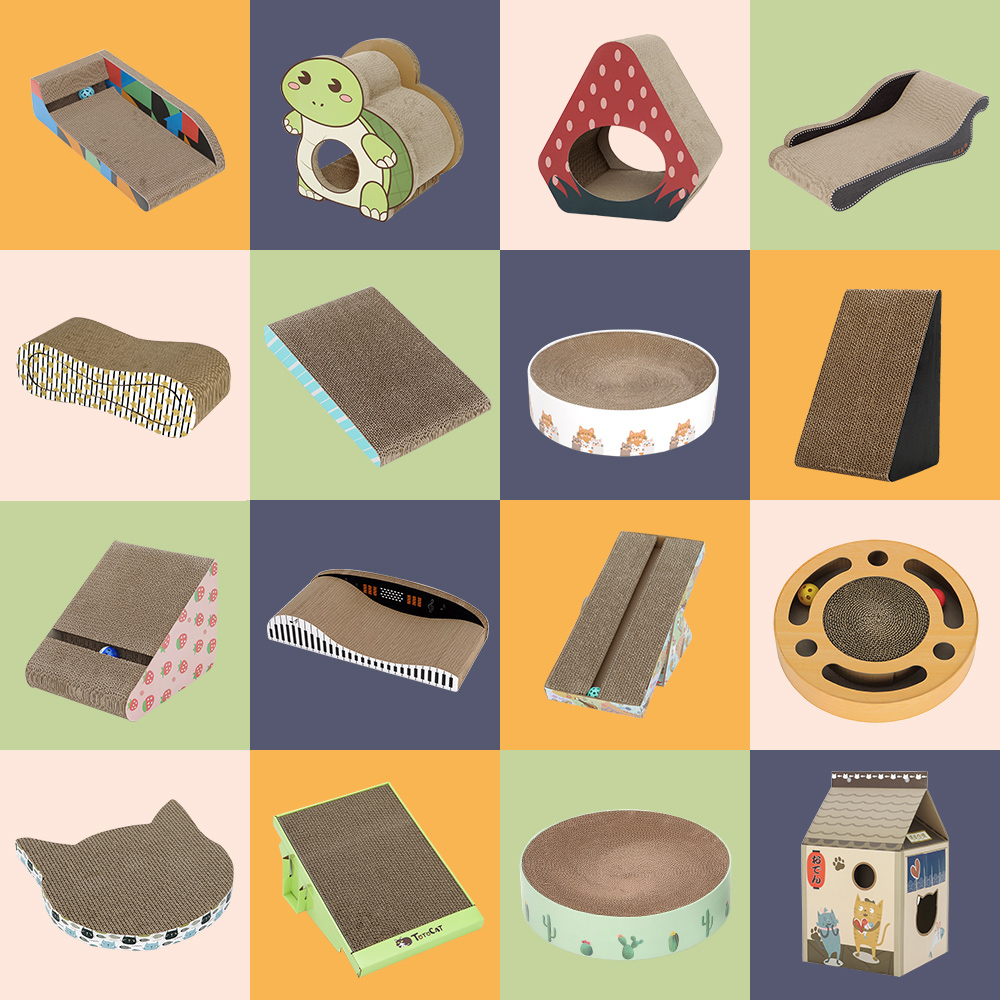 耐磨耐抓款式多猫抓板