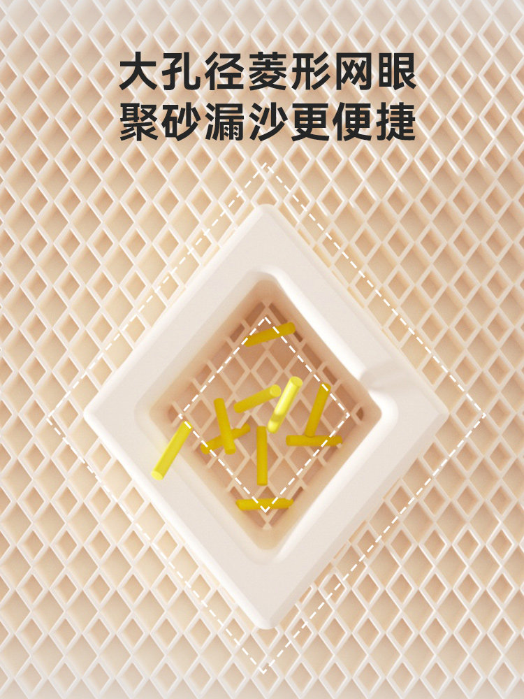 애완동물 이중 고양이 모래 매트 초대형 고양이 모래 상자 물 튀김 방지 반출 방지 필터 모래 제어 매트 세척 가능한 고양이 용품