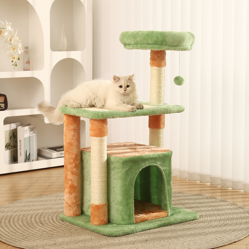猫爬架猫窝一体四季通用猫咪跳台剑麻小型家用不占地多层猫架子