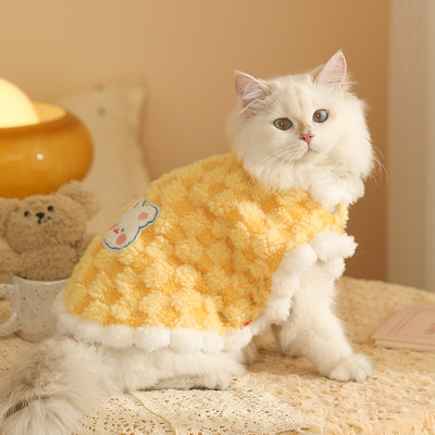 猫咪衣服冬装秋冬宠物马甲猫猫小猫布偶德文冬天狗狗冬季保暖加绒