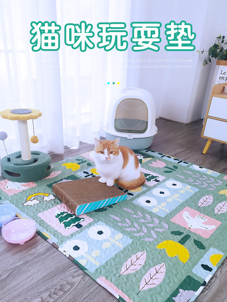 개집 개집 용 개 매트 매트 고양이 쓰레기 매트 플레이스 매트 여름 특별 바닥 매트 애완 동물 수면 매트