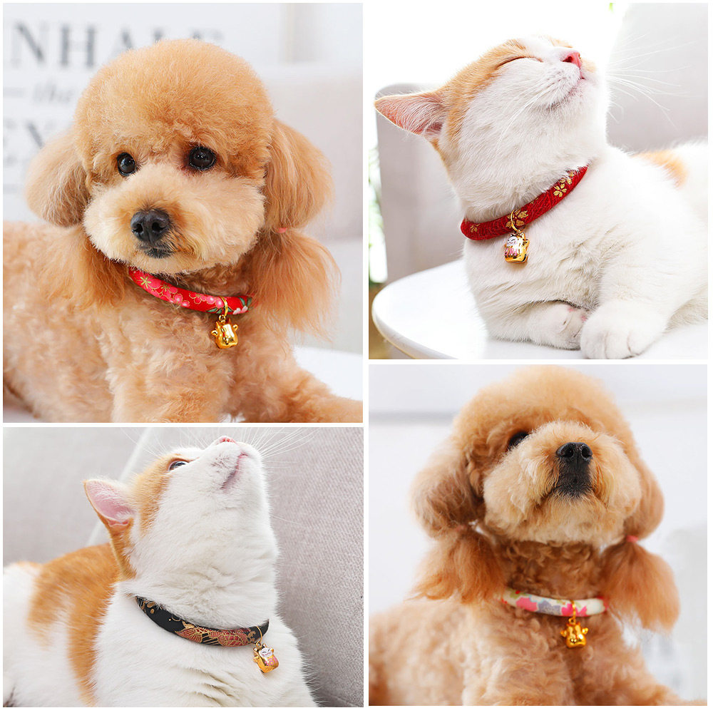 小狗狗铃铛小型犬泰迪博美挂脖配饰猫咪饰品脖子项圈可爱宠物项链