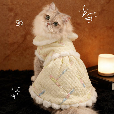 【2025新款】宠物漂亮棉衣冬装