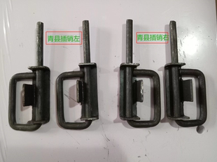 工位器具门框铁箱框焊接护手插销圆钢焊接门栓插闩弹簧定位销止销