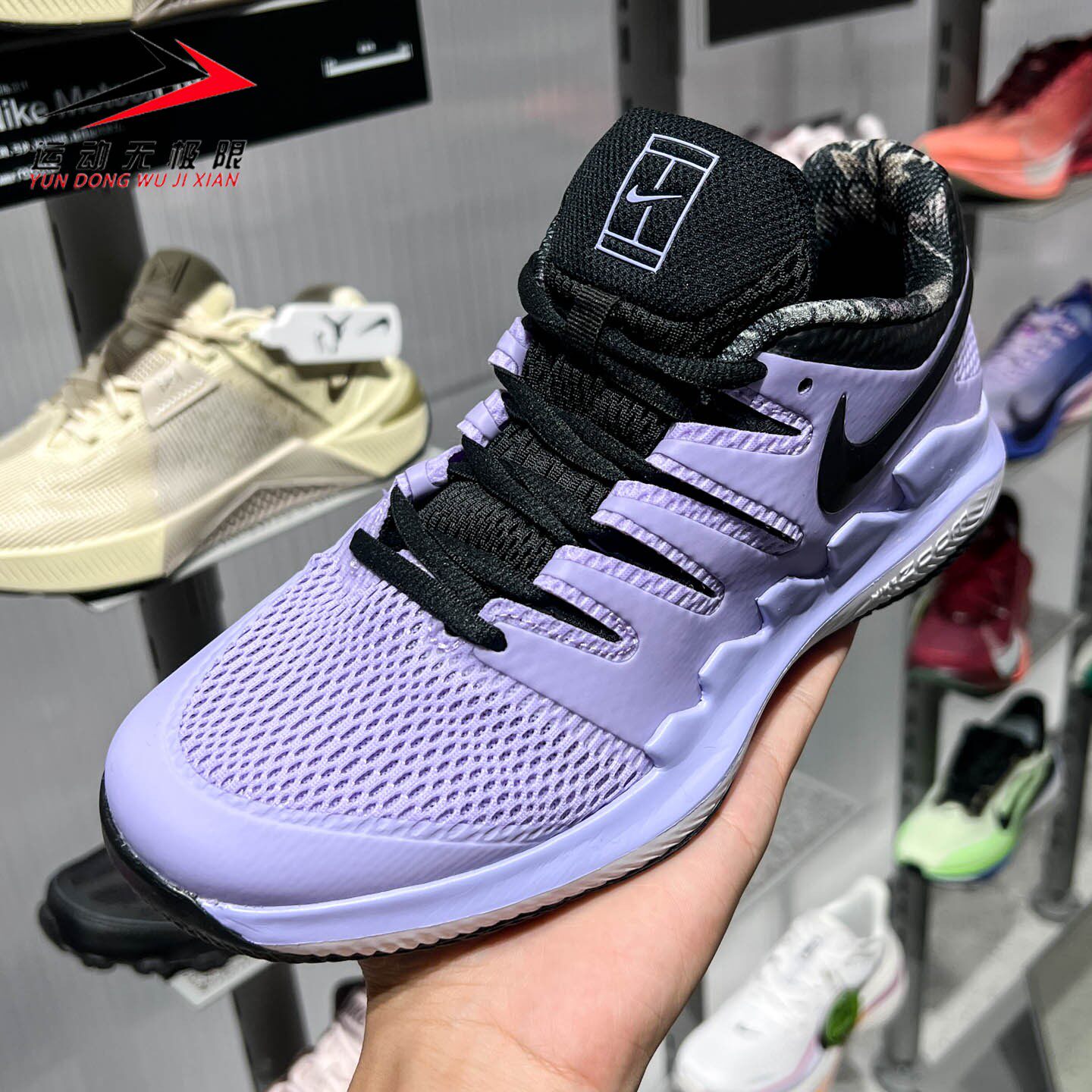 Nike耐克2026夏款JR VAPOR X大童透气防滑运动鞋网球鞋AR8851-500