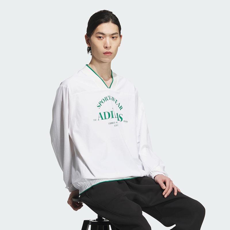 ADIDAS阿迪达斯男装2024秋新款宽松休闲运动长袖卫衣套头衫JE3669