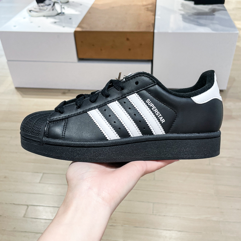 阿迪达斯三叶草男女2025春新款经典复古贝壳头运动休闲板鞋JI0079