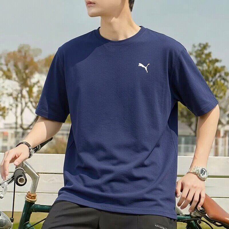 PUMA彪马男子2026夏季新款ESS Cat Logo舒适休闲运动T恤692480-06