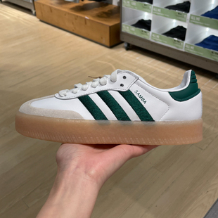 ADIDAS阿迪达斯三叶草女鞋2024夏新款T头鞋厚底休闲鞋板鞋 ID0440