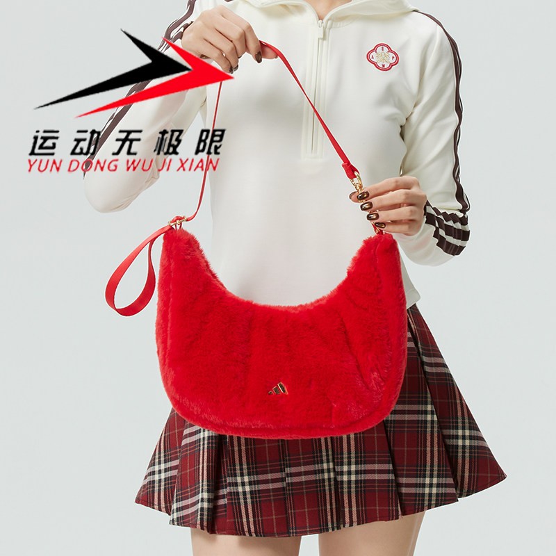 ADIDAS阿迪达斯女包20226马年新年款时尚单肩包斜挎包拎包 KR2566