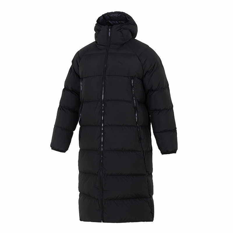 PUMA彪马男装2024冬款运动休闲长款羽绒服连帽保暖外套 684116-01