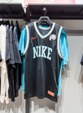 NIKE耐克正品2024夏季新款男子衣速干透气无袖运动背心HF6136-010