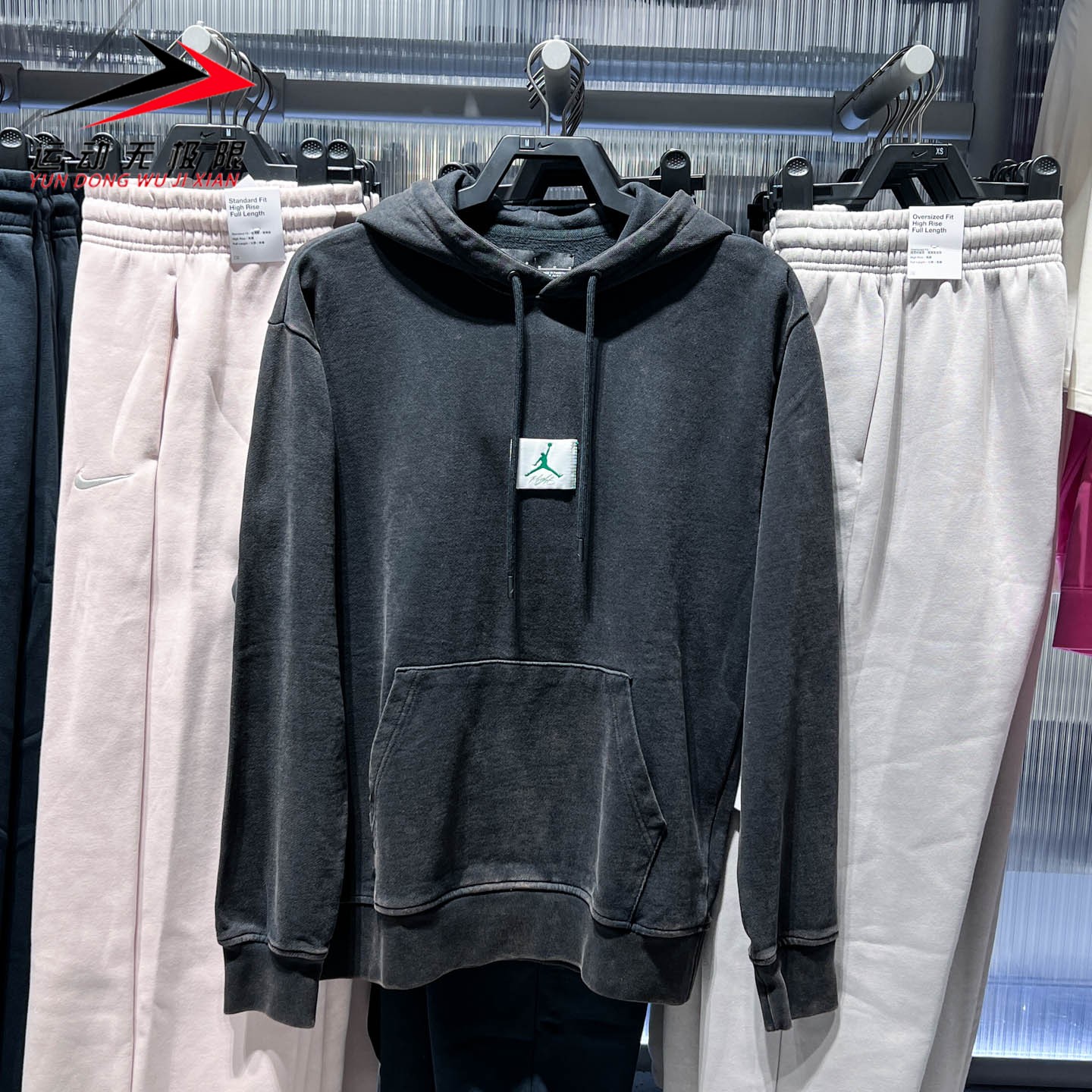 Nike耐克男子Jordan Flight薄绒休闲连帽衫2025冬新款 HM6389-010