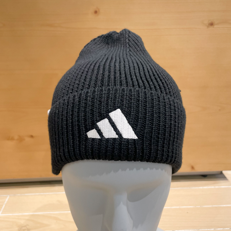 ADIDAS阿迪达斯男女2024冬季新款保暖针织足球运动帽毛线帽HS9765