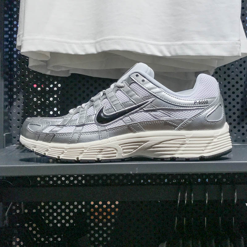 NIKE耐克男鞋2025秋新款P-6000经典复古舒适运动跑步鞋CD6404-105