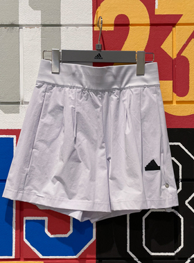 Adidas阿迪达斯女装2024夏季新款梭织速干透气休闲运动短裤IM8828