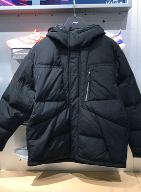 LINING李宁2023新款运动经典系列男女同款宽松短羽绒服 AYMT065-1