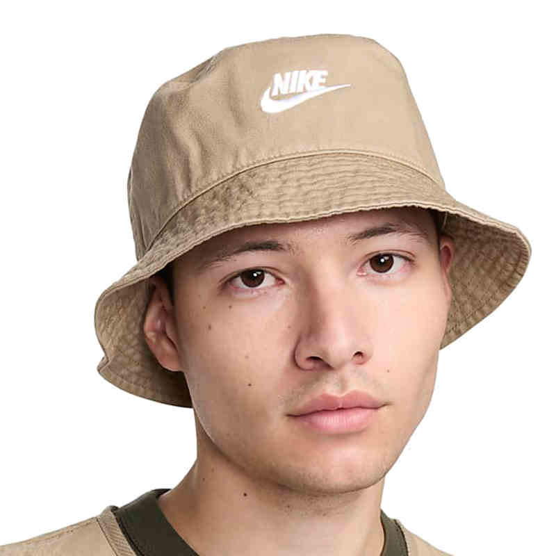 NIKE耐克男帽2024冬季新款运动休闲遮阳防晒透气渔夫帽FB5381-247