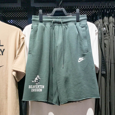 NIKE耐克男裤2025夏新款法式毛圈舒适百搭休闲运动短裤IH0820-338