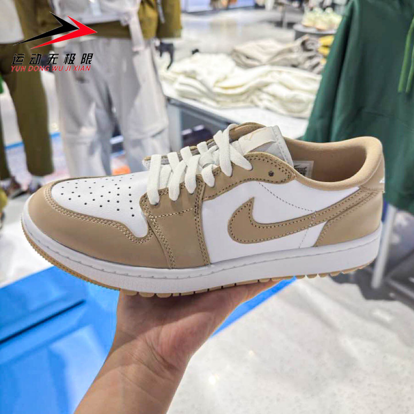 NIKE耐克男鞋2026春季新款时尚复古休闲运动高尔夫球鞋DD9315-117