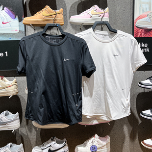 2025秋新款 010 速干圆领跑步训练短袖 HM9699 100 T恤 NIKE耐克女装