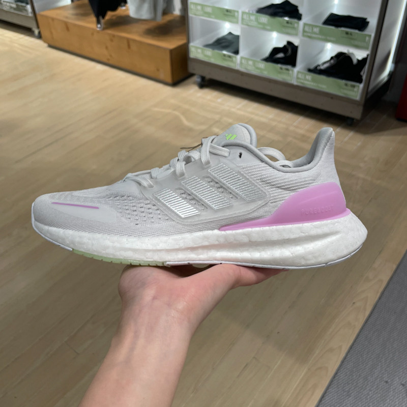 ADIDAS阿迪达斯2024夏款女鞋PUREBOOST 23 W轻便缓震跑步鞋IH7675