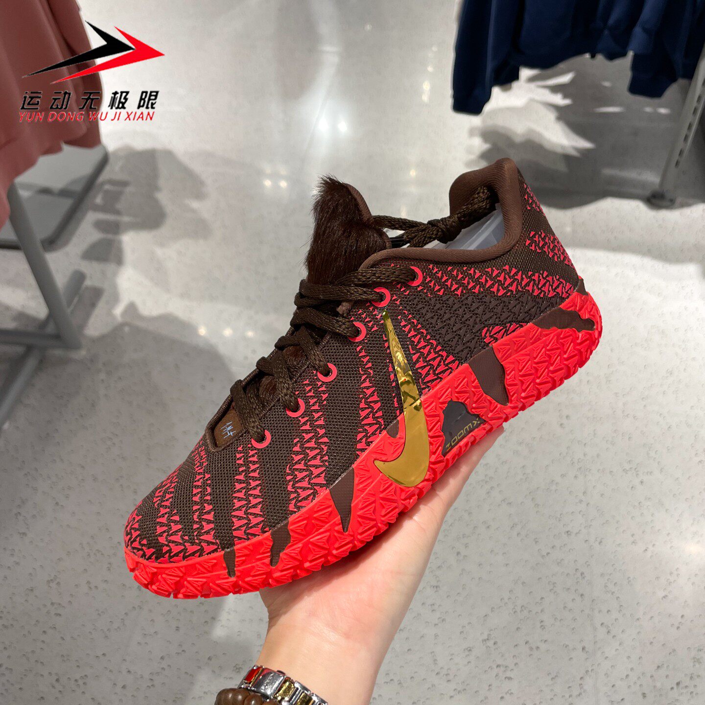 Nike耐克大童2026新年款莫兰特回弹缓震出众运动篮球鞋IB4776-200