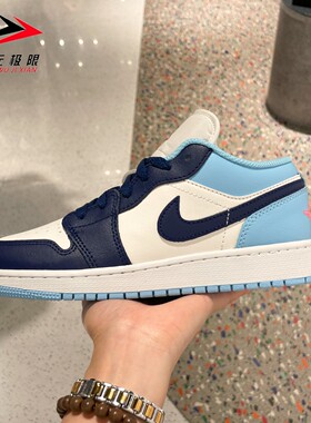 NIKE耐克童鞋2025冬款AIR JORDAN 1 LOW运动休闲鞋板鞋553560-149