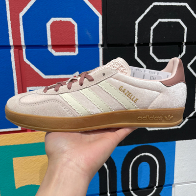 ADIDAS阿迪达斯三叶草女鞋2025春款经典丝绒运动板鞋德训鞋JR0232