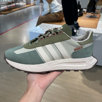 ADIDAS阿迪达斯三叶草女鞋2024冬RETROPY E5厚底运动休闲鞋JQ0009