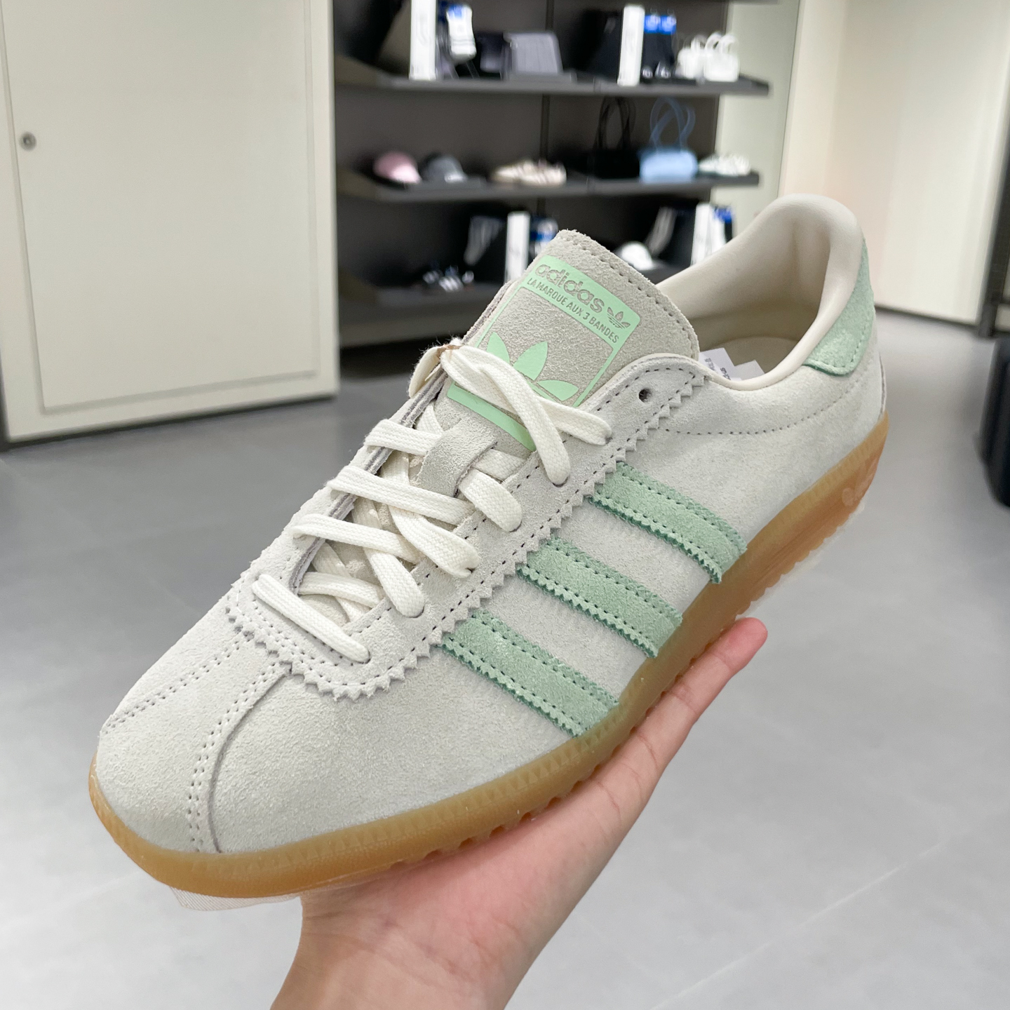 正品阿迪达斯三叶草女鞋2025秋新款复古运动休闲板鞋德训鞋JS3976