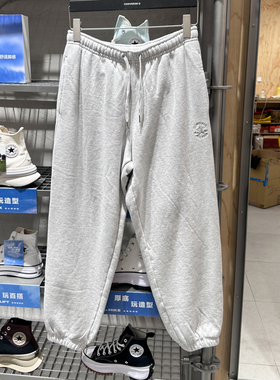 CONVERSE匡威2023冬季新款男女同款宽松休闲百搭长裤10025915-A02