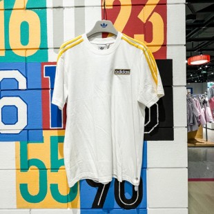 IV5351 IU2360 阿迪达斯三叶草运动透气休闲短袖 T恤男子2024新款