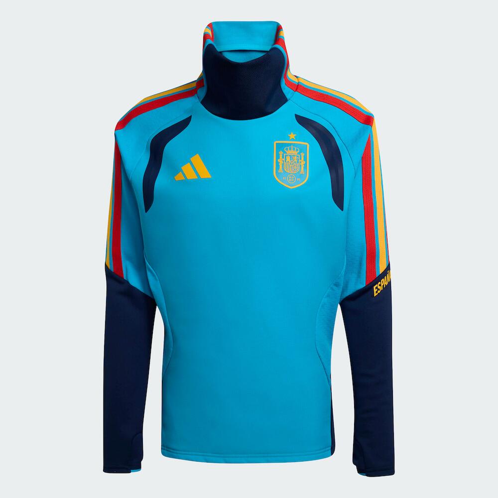 阿迪达斯男子2026春新款世界杯西班牙队足球训练服长袖上衣KB0618