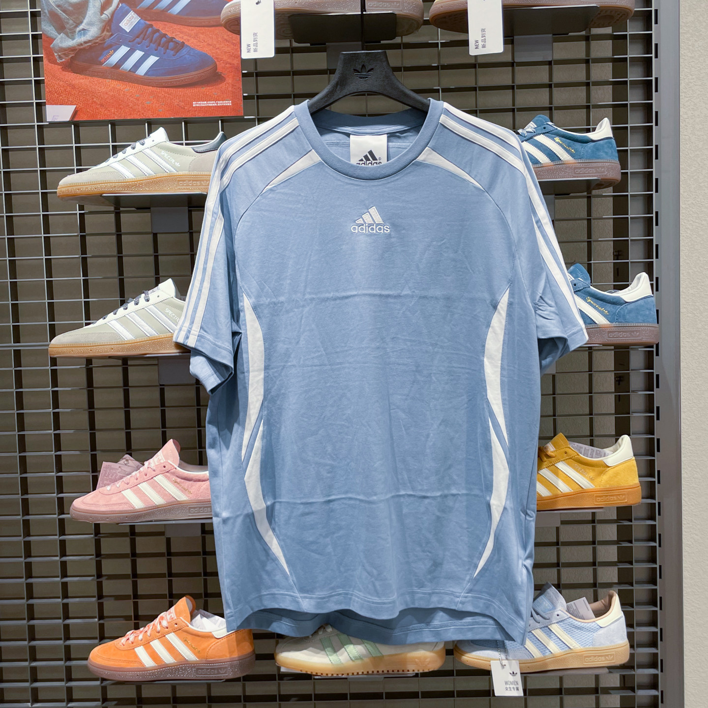 Adidas/阿迪达斯三叶草男装2025秋新款运动休闲运动短袖T恤KE0144