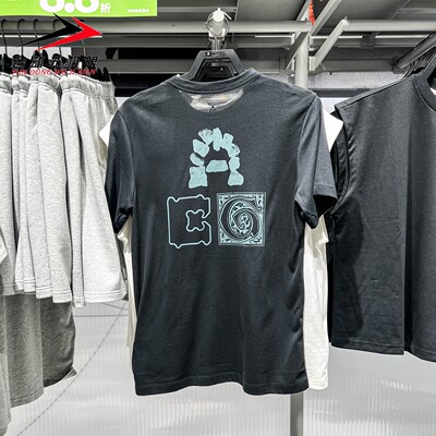 Nike耐克男装2026夏新款图案印花运动休闲圆领短袖T恤 IH4417-010